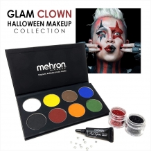 Glam Clown Halloween Makeup Collection