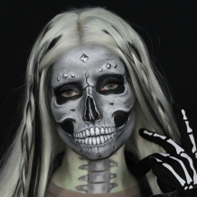 Heavy Metal Skull Halloween Makeup Collection